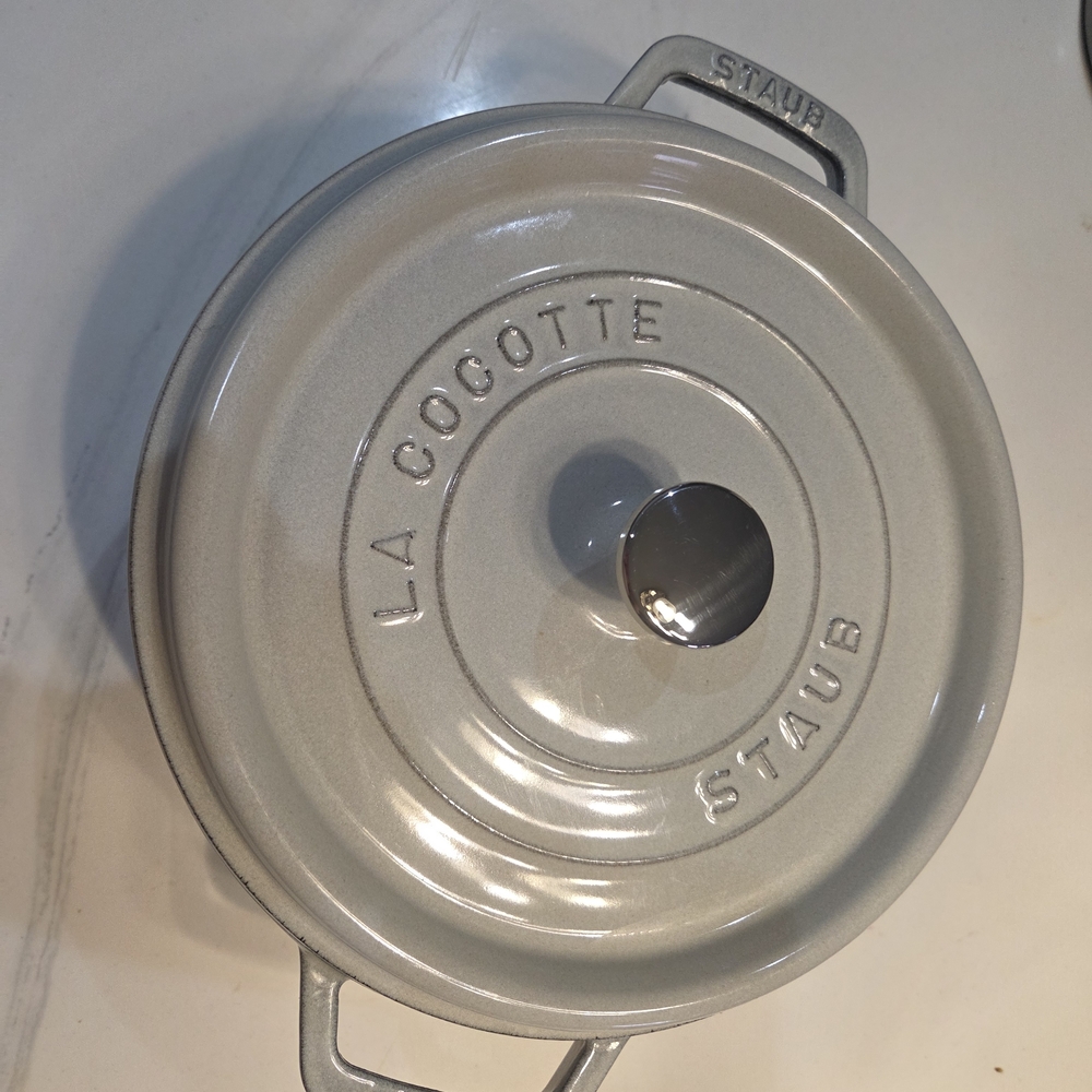 Staub Cream Cast Iron Cocotte